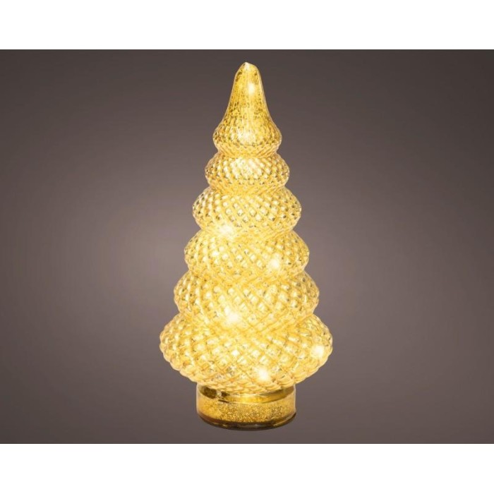 ALBERO VETRO MICROLED LUCE CALDA D.12 H.25.5